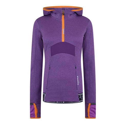 Diadora - Women's L. Warm Up Winter Short Sleeve Performance Gym Top