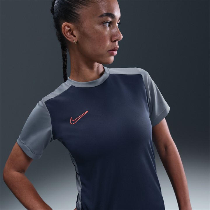 Nike Academy Football Shirt Womens In Blue