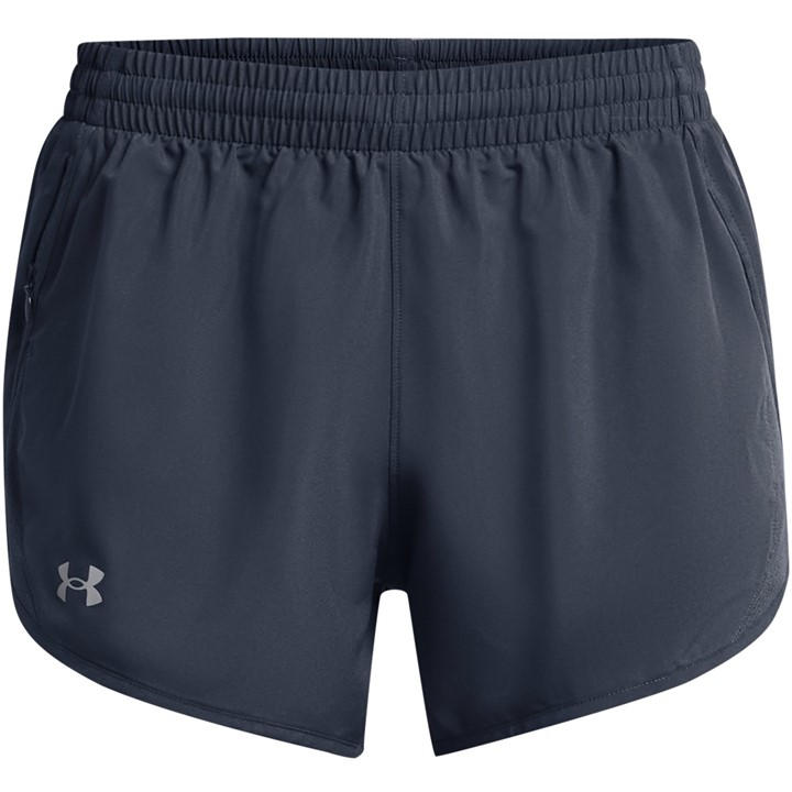 Under Armour A Fly By 3'' Shorts Gym Short Womens In Grey