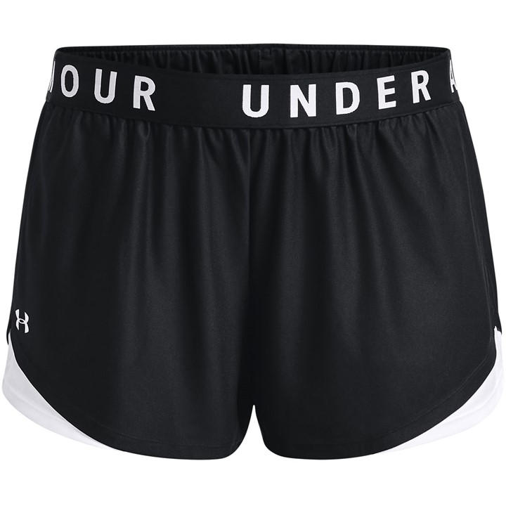 Under Armour Play Up Shorts 3.0& Gym Short Womens In Black