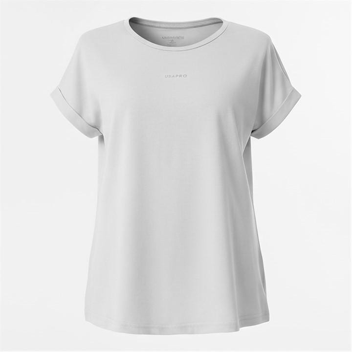 USA PRO HORT SLEEVE SPORTS T-SHIRT WOMENS