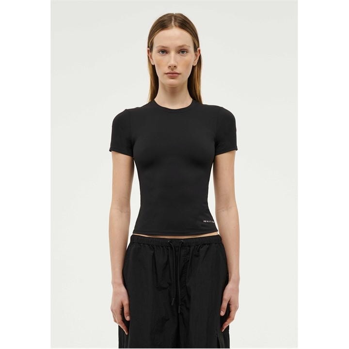 P.e Nation Short Sleeve Foundation Tee In Black
