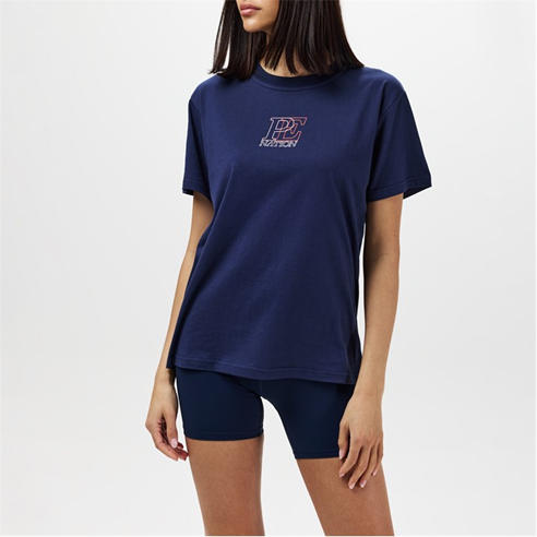 PE NATION - Women's Definition Short-Sleeve Performance Gym Top
