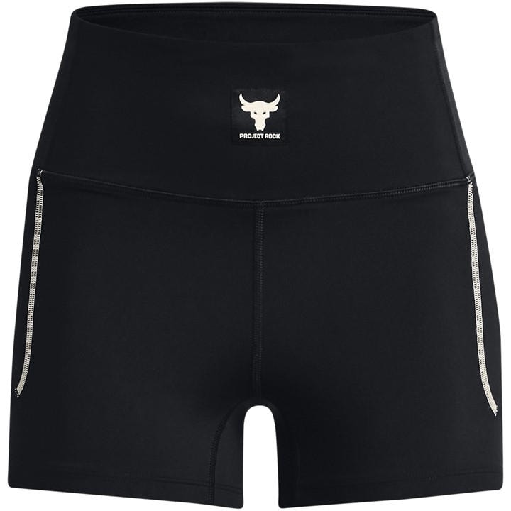 Under Armour Project Rock Meridian Shorts Womens In Black