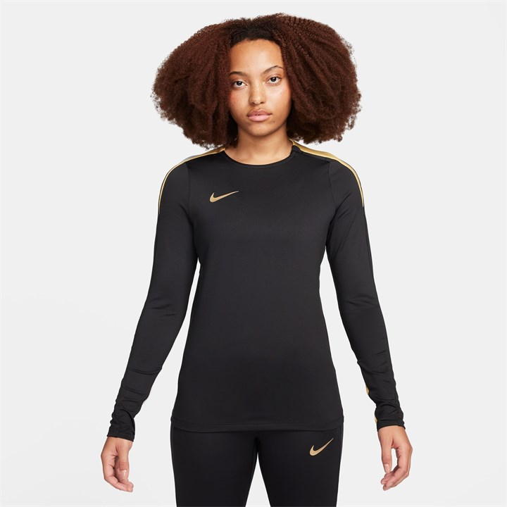 Nike Strike Dri-fit Football Top Womens In Black