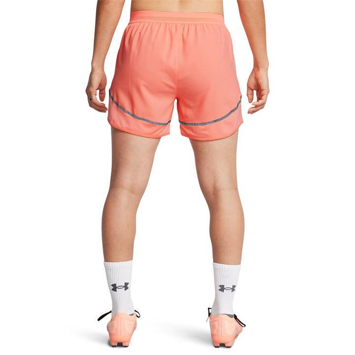 Flare Orange - Under Armour - Challenger Pro Shorts Womens