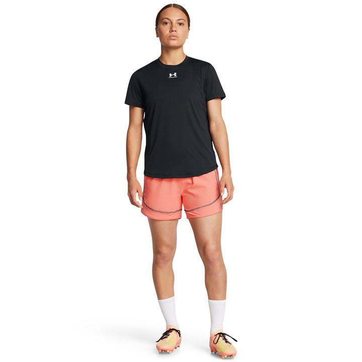 Flare Orange - Under Armour - Challenger Pro Shorts Womens