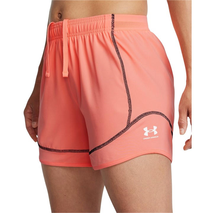 Flare Orange - Under Armour - Challenger Pro Shorts Womens