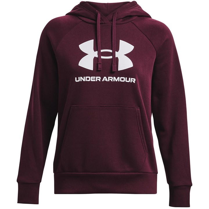 Maroon - Under Armour - Rival Fleece Hoodie Womens