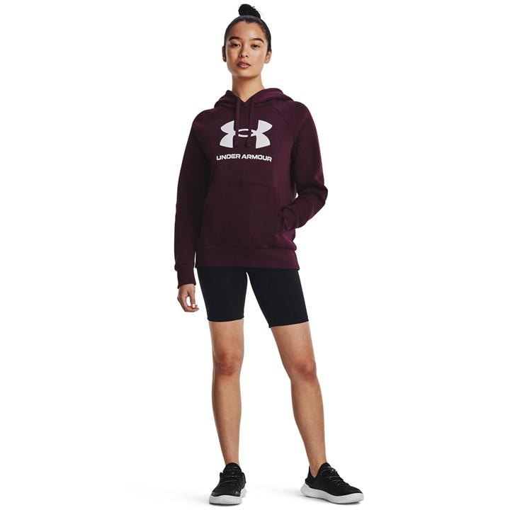 Maroon - Under Armour - Rival Fleece Hoodie Womens
