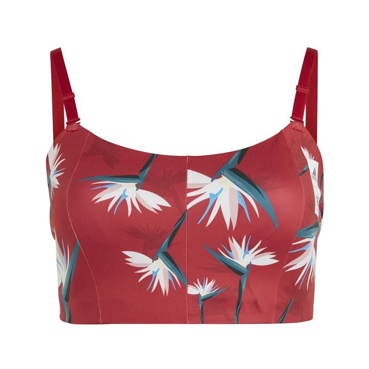 ADIDAS ORIGINALS THEBE MAGUGU STUDIO LIGHT-SUPPORT BRA (PLUS SIZE) LOW IMPACT SPORTS WOMEN