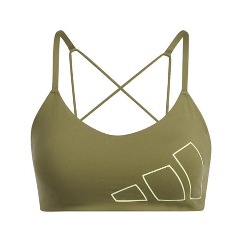 adidas - Aeroreact Training Light-Support Logo Bra Womens