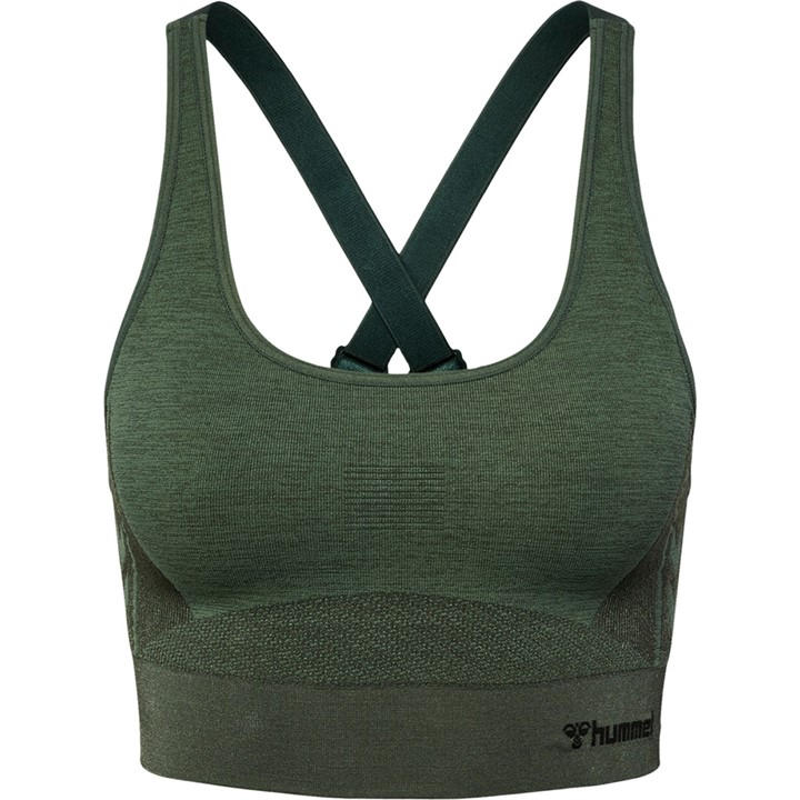 Hummel Clea Top Bra Ld41 In Green