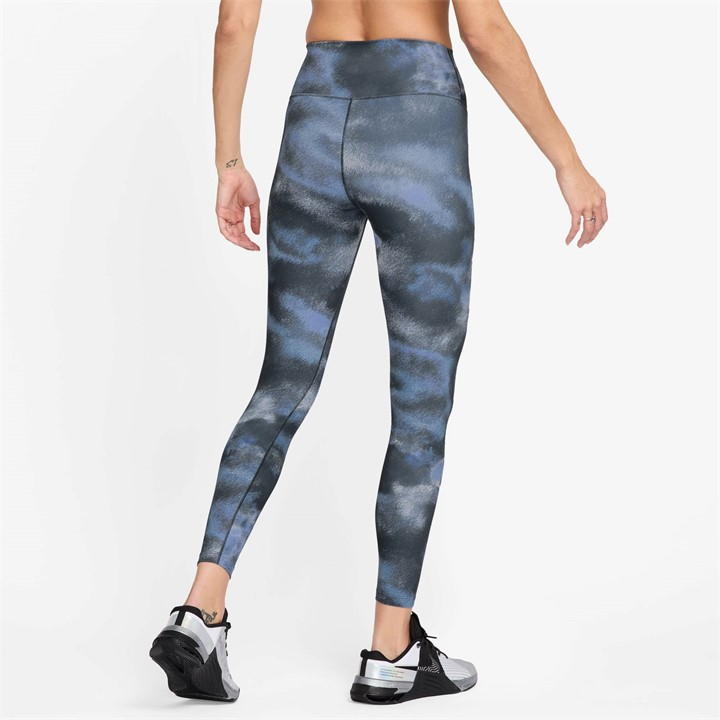 AOP Navy - Nike - One High-Rise Tights Womens