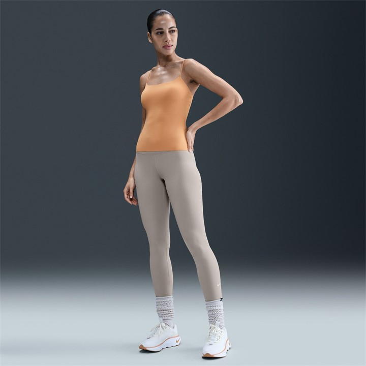 Collg Grey/Wht - Nike - One High-Rise Tights Womens