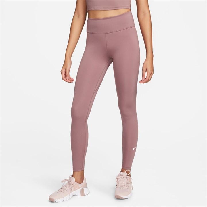Smokey Mauve - Nike - One High-Rise Tights Womens