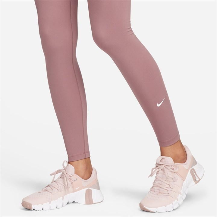 Smokey Mauve - Nike - One High-Rise Tights Womens