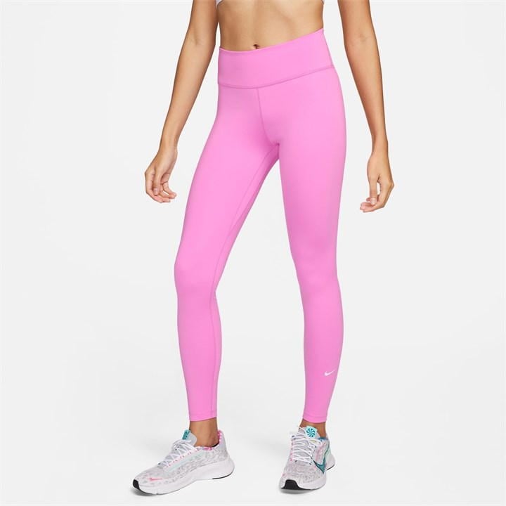 Playful Pink - Nike - One High-Rise Tights Womens