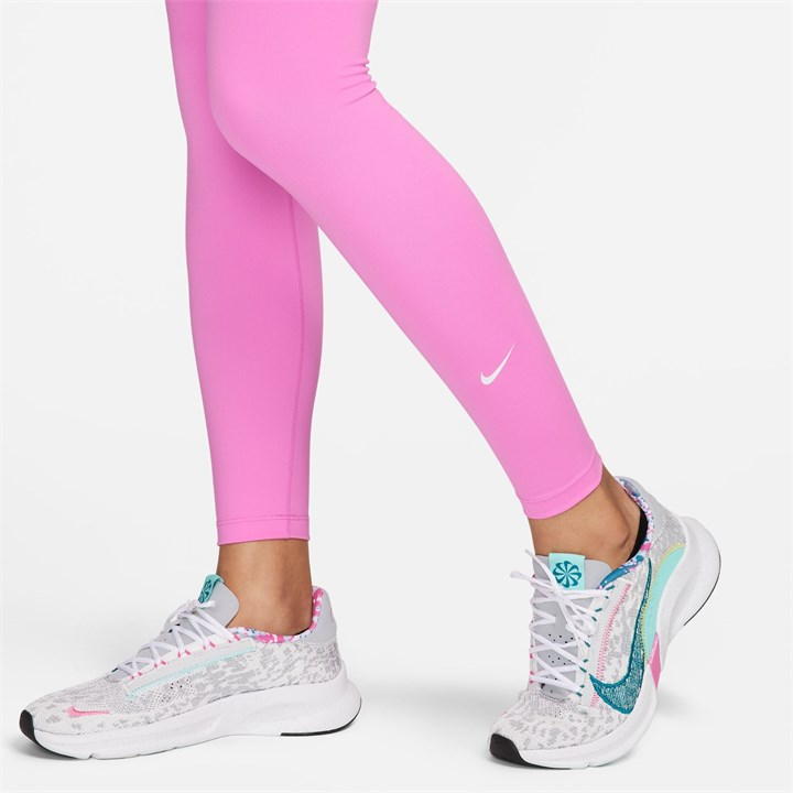 Playful Pink - Nike - One High-Rise Tights Womens