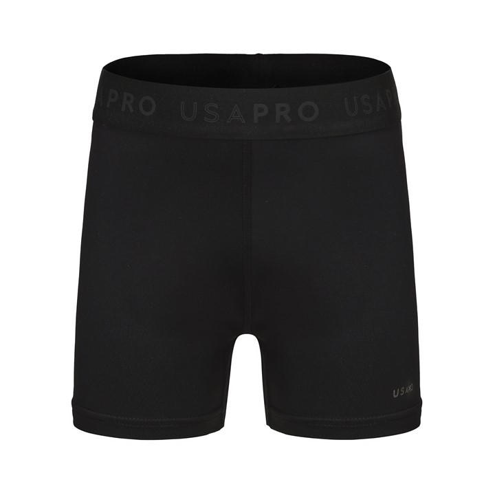 Black - USA Pro - Pro 3 Inch Training Shorts Junior Girls