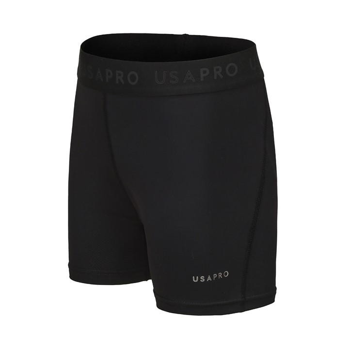 Black - USA Pro - Pro 3 Inch Training Shorts Junior Girls