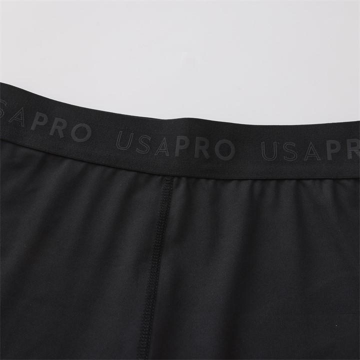 Black - USA Pro - Pro 3 Inch Training Shorts Junior Girls