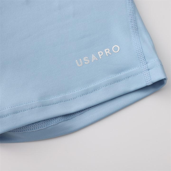 Brunera Blue - USA Pro - Pro 3 Inch Training Shorts Junior Girls