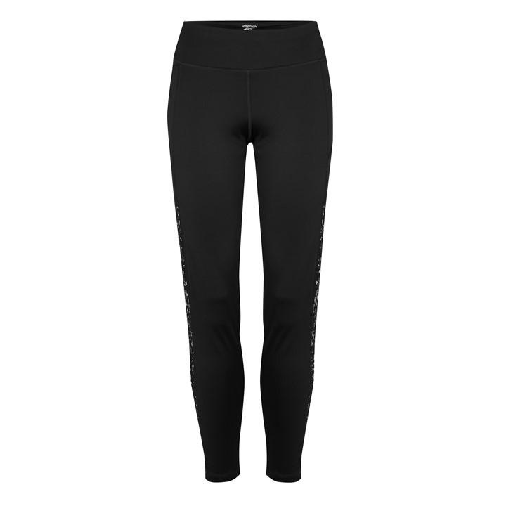 REEBOK RUNNING PRINTED LEGGINGS WOMENS GYM LEGGING