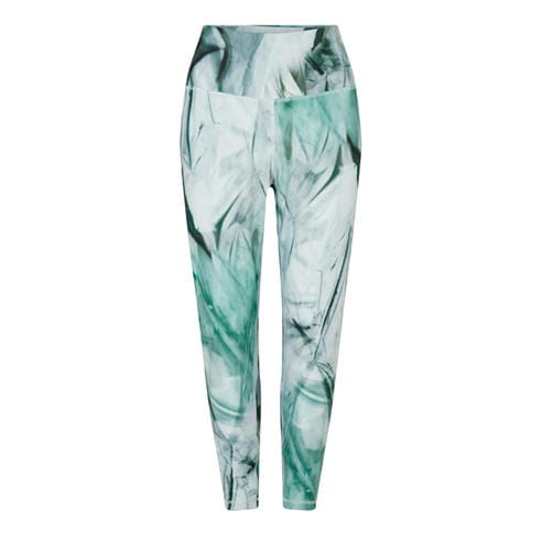 Reebok - Women's Lux Bold High-Waisted Liquid Abyss Print Performance Gym Legging