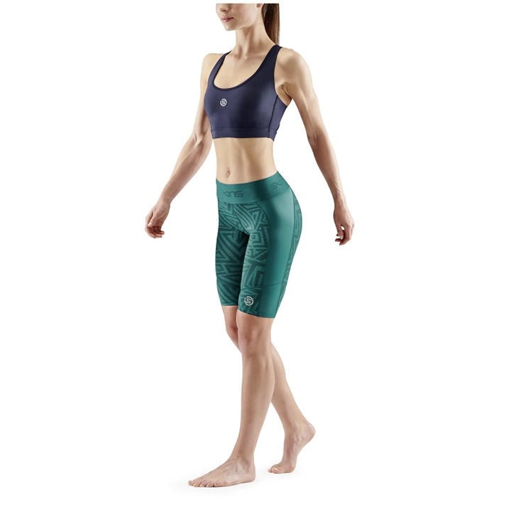 Skins Women's Green Series-3 Performance Tights Size 12
