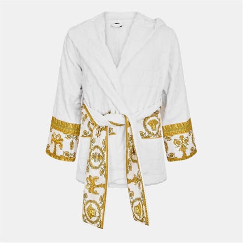 Versace Home - Versace Short Baroque Hooded Robe