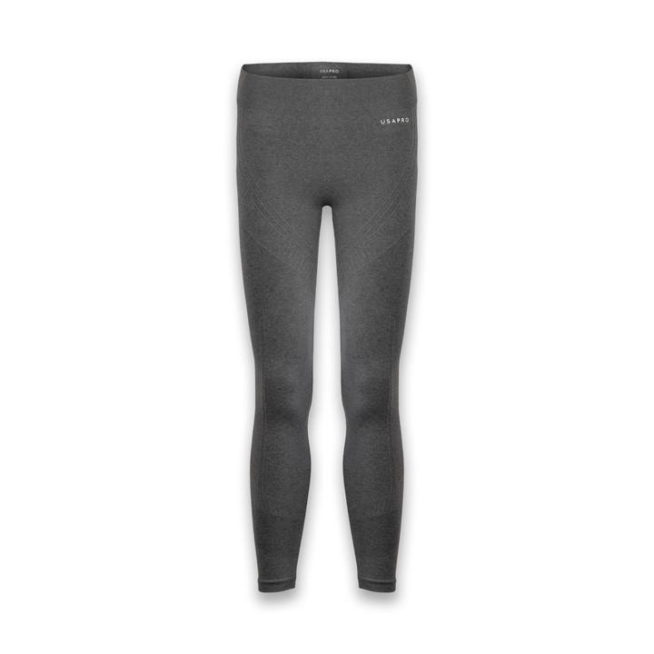 Usa Pro Girls Grey Seamless Tight Junior Size 13 Years