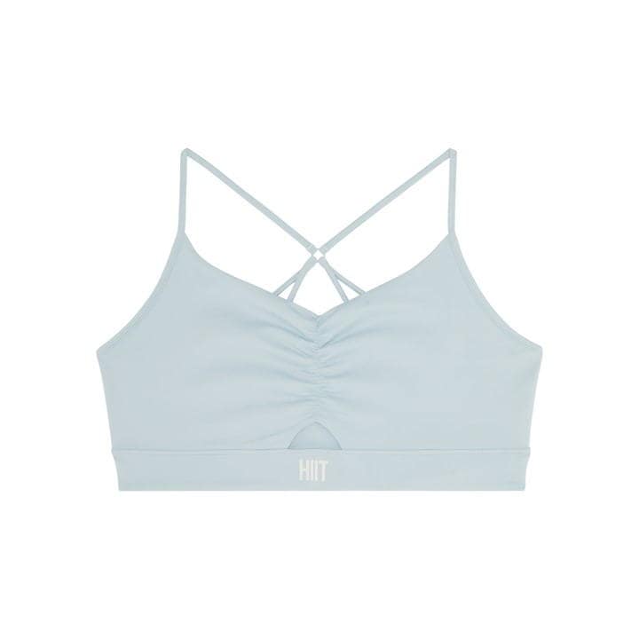 Light Blue - HIIT - Curve Ruched Bralette