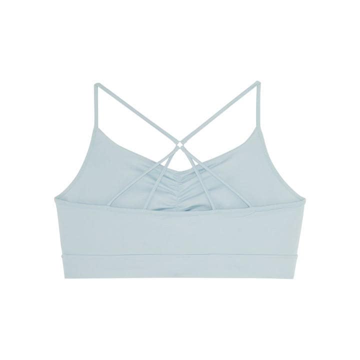 Light Blue - HIIT - Curve Ruched Bralette