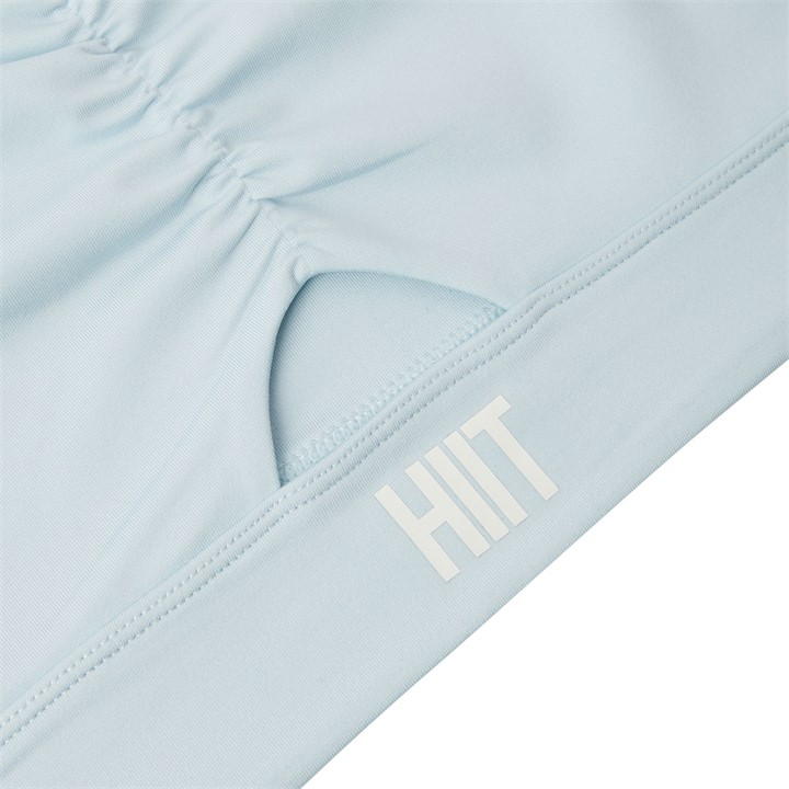 Light Blue - HIIT - Curve Ruched Bralette