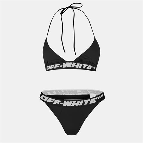Off White - Women's Logo Adjustable Bikini Set