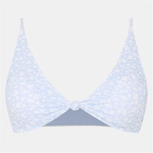 Jack Wills - Women's Knot Front Crop Top Bikini