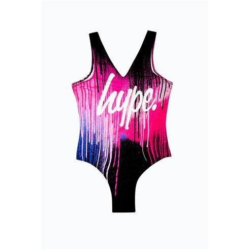 Hype - Kids' Drips One Piece Swimsuit