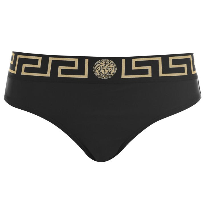 VERSACE ICON Tape Swim Briefs Black A1008 FRASERS