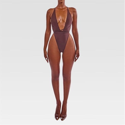 MARS THE LABEL - Women's Fishtail Plunge Swimsuit
