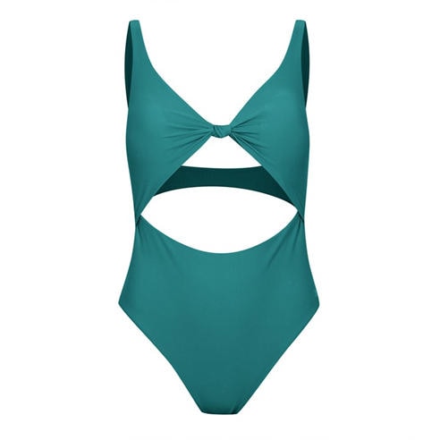 Jack Wills - Women's Embroidered Padded Scoop Neck Swimsuit