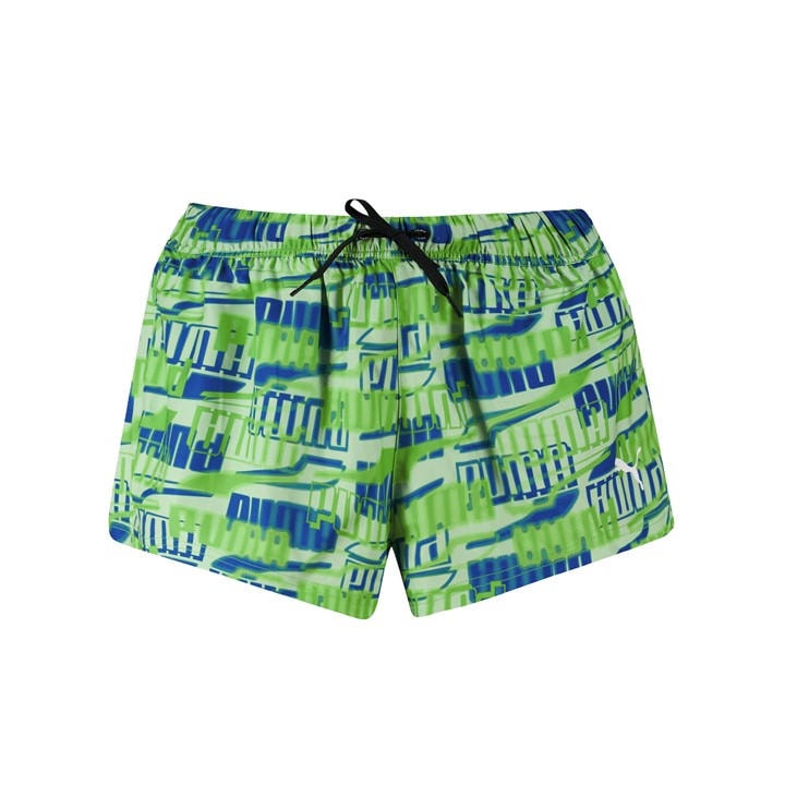 Puma Women's Green Prntd Wvn Shrt Size 14