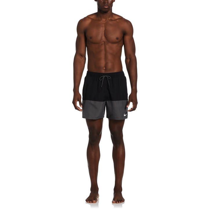 Nike Men's Black Split Swim Shorts Large