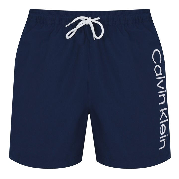 Calvin Klein Men's Blue Logo Swim Shorts Small
