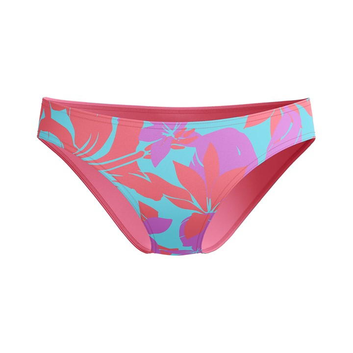 Speedo Womens Allover Digital Hipster Brief In Pink