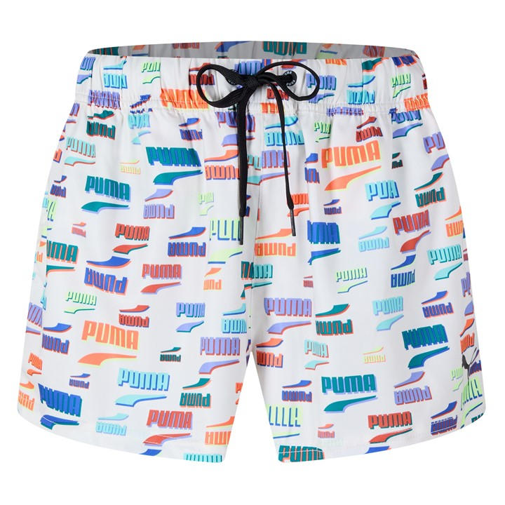 Puma Women's White Swim Shorts Size 8