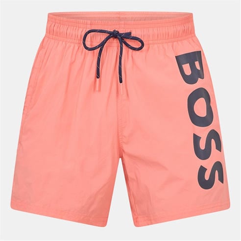 Boss - Men's Octopus Swim Shorts with Bold  Branding