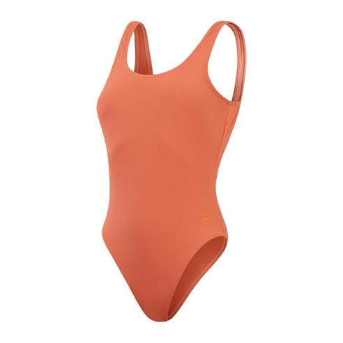Speedo - Women's Textured Belted Deep U-Back One Piece Swimsuit