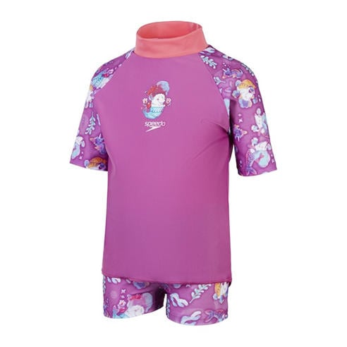 Speedo - Kids' Rash Top Set One Piece Swimsuit