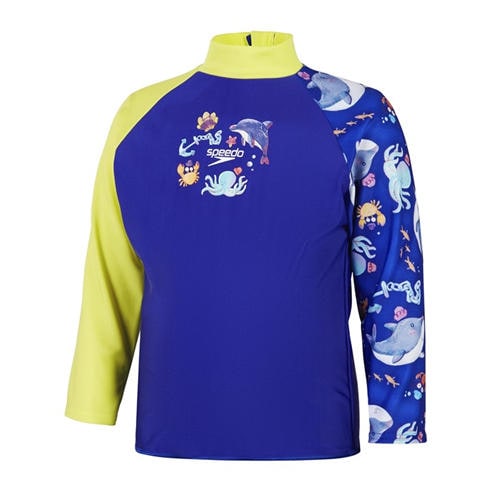 Speedo - Kids' Digi Long Sleeve One Piece Swimsuit